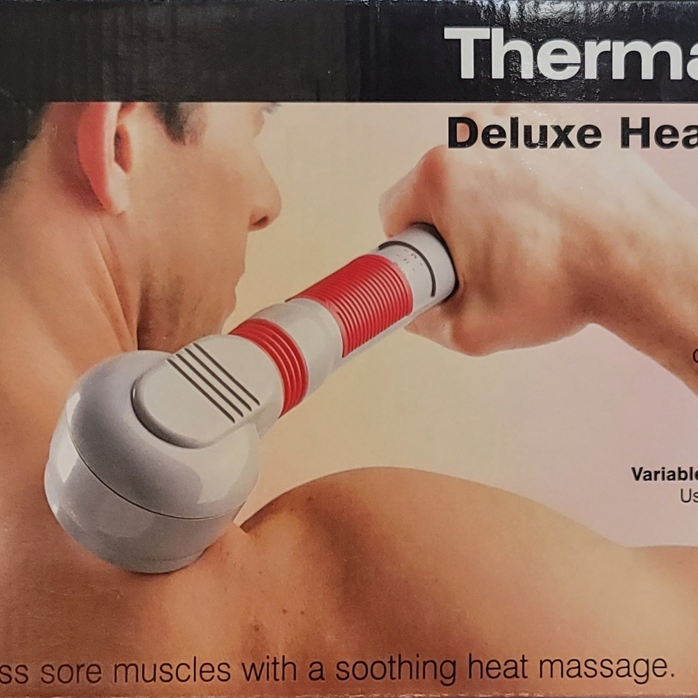 EUC 5 Pc Homedics ThermaMax Deluxe Heat Massager for All People Of Any Age